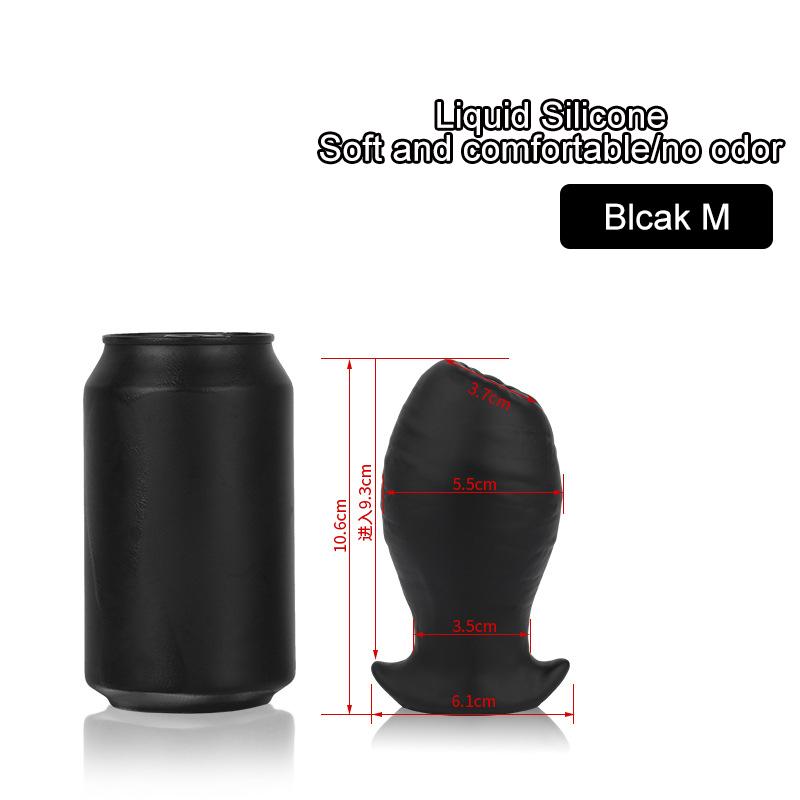 Anal Egg Plug Liquid Silicone Butt Plug Adult Sex Toys for Women Men Gay Dildo Anal Expander Prostate Massage Anal Plug