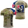 2024 Summer Quick Dry Short Sleeve Australian Forest Camo 3D Printed T-shirt Men's Jungle Desert Camo Outdoor Breathable T-shirt