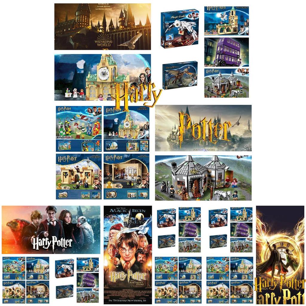 Harry Potter Hogwarts Castle Building Blocks Toy Abs Plastic Construction Small Granule Type A Great Gift For Teens