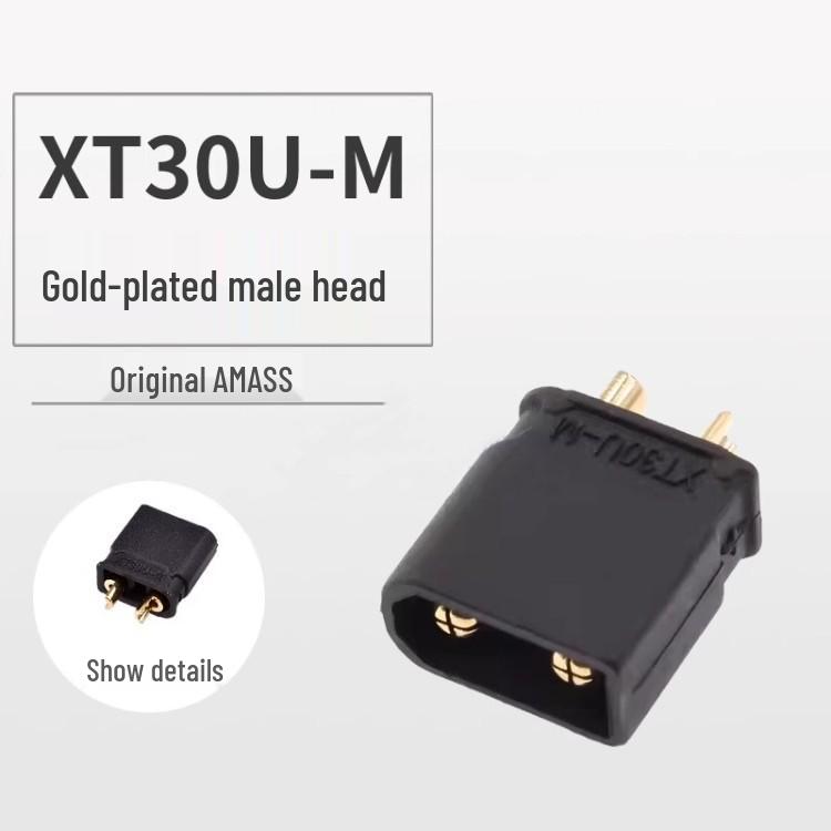 Amass XT30U-M/F Gold-Plated Drone Battery Connector
