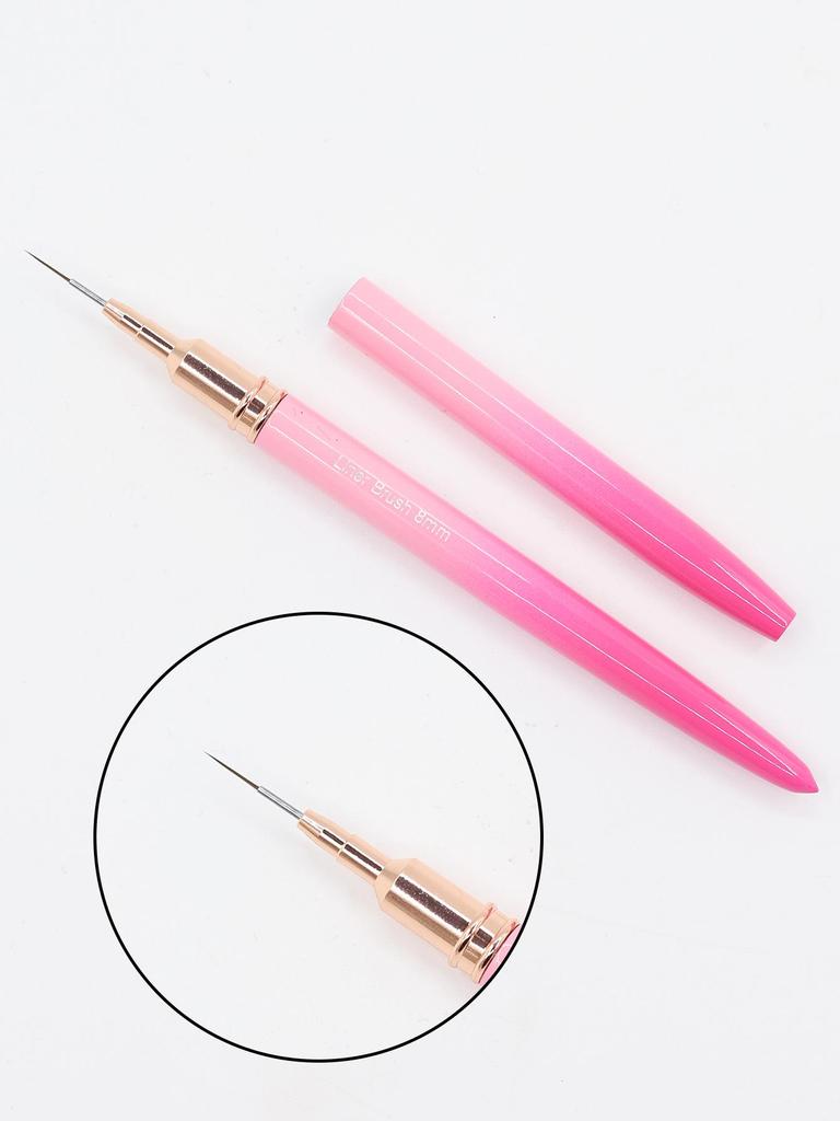 Japanese Pink Gradient Nail Art Striping Brush for Drawing & Flower Painting