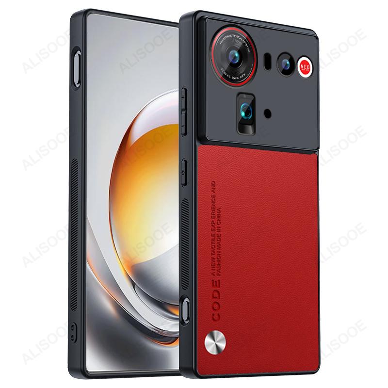 Stoßfeste Hülle für Nubia Z80 Ultra Z70 Z60 Ultra Hülle Kohlefasertextur PU-Leder Schutz Handyhülle Capa