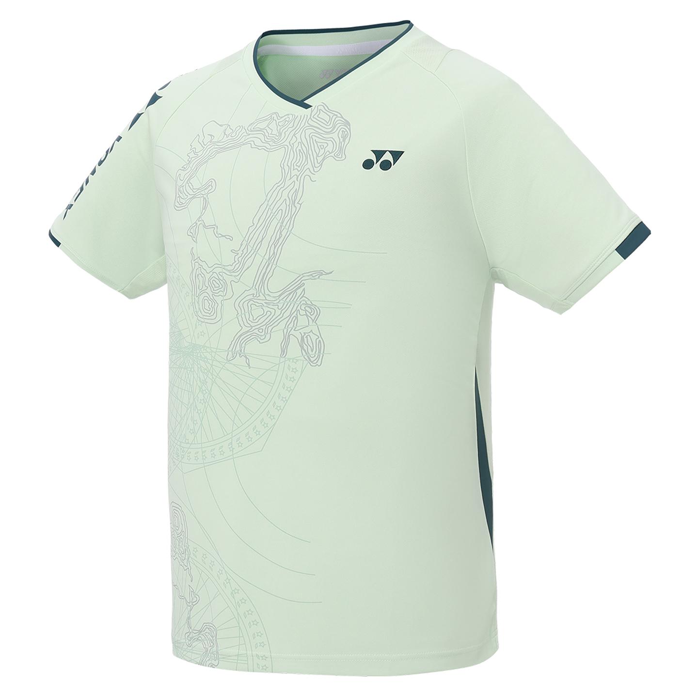 YONEX T-Shirts Men`s V-neck Moderate Straight
