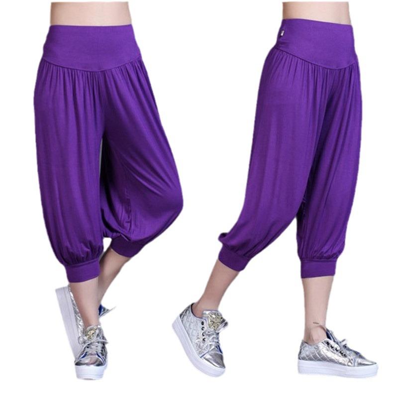 Modal Harem Yoga Pants: Unisex Tai Chi Dance & Fitness Sportswear, Plus Size Available