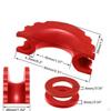 2 Pieces D Ring Shackle Isolators Accessory Portable Replacement Easy Installation Multipurpose Fits