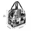 Deftones Rock Band Ohms White Pony Insulated Lunch Bag for School Cooler Thermal Food Box Tote Leakproof Lunch Boxes Container