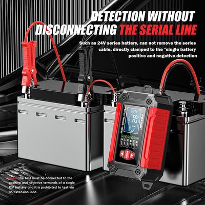 2 in 1 Auto Batterie Ladegeräte und Tester 12V6A Intelligente Puls Reparatur Ladung Gerät Automotive
