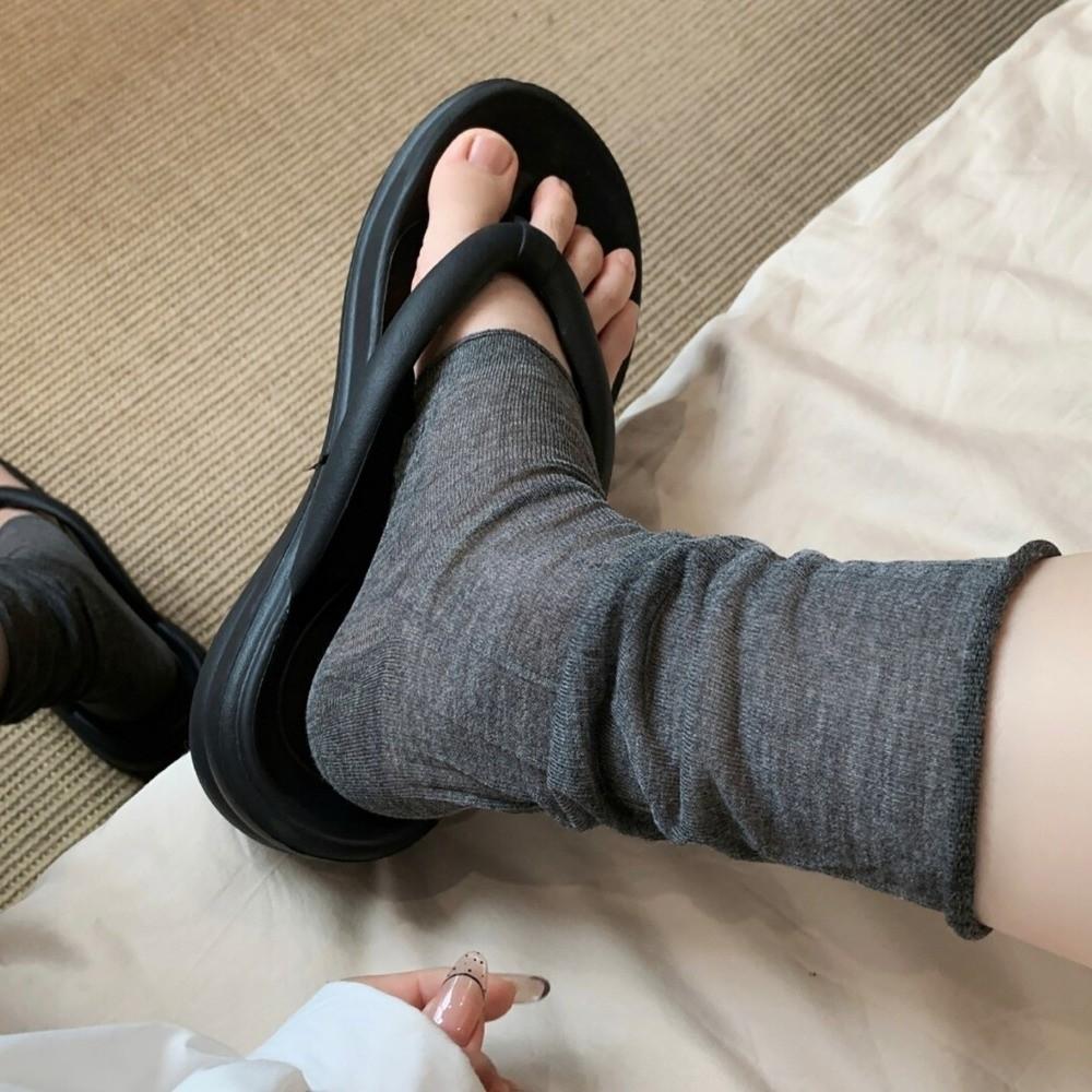 Atmungsaktive Lolita Socken Dünne Halbfußsocken Neue Beinstulpen Frühling Sommer