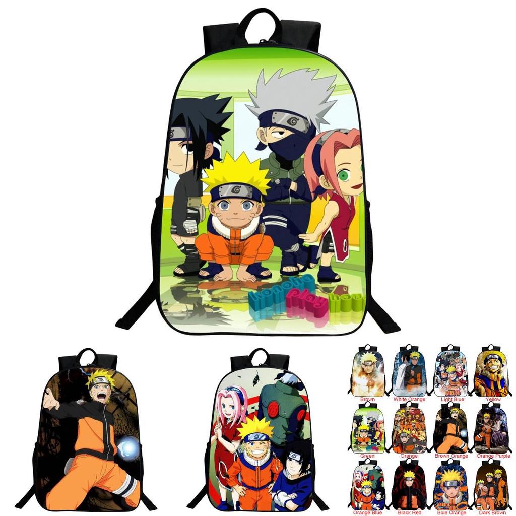 Stylish Anime Naruto Book Bag With Durable Design And Adjustable Shoulder Straps