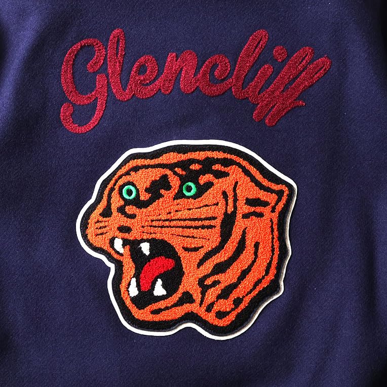 Houston MELTON AWARD JACKET 51375 NAVY (TIGER)