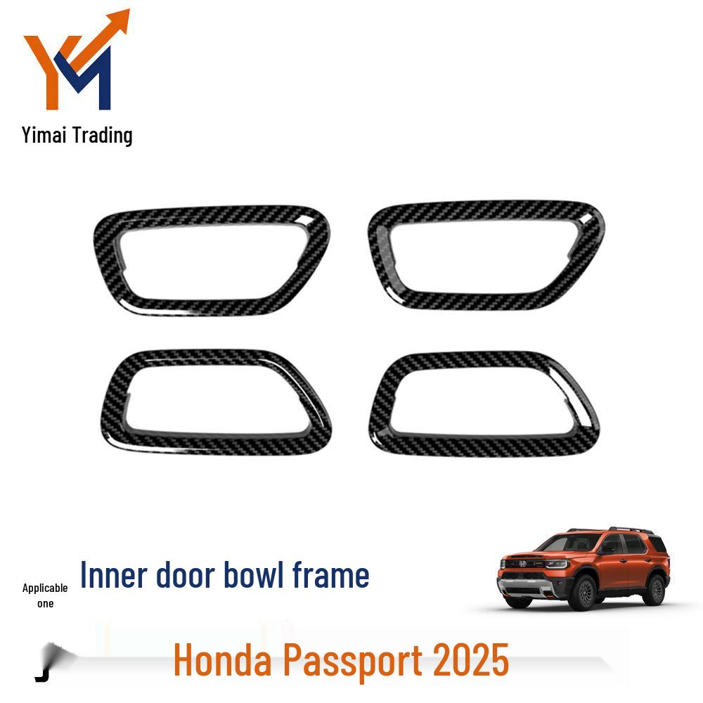 Fits 26 Honda Passport models: Interior Door Handle Frame Sticker, Decorative Bowl Sequins.