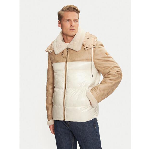 

Зимняя куртка Guess M4BL37 WGJL0 бежевого цвета, стандартный крой XS