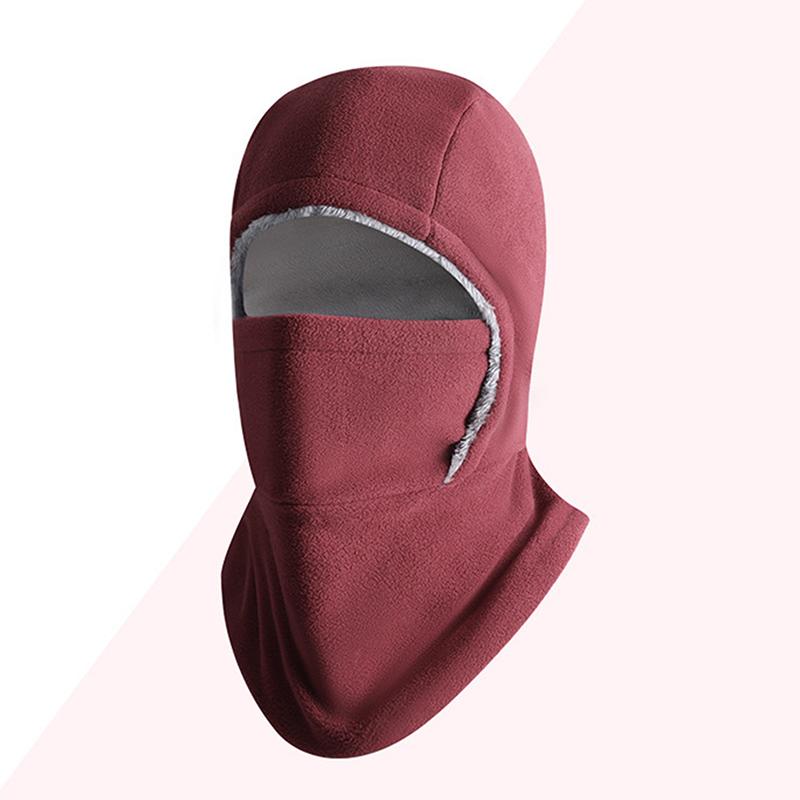 Winter Winddichte Gesichtsmaske Mütze, Inklusive Nackenwärme und Ohrenschutz, Dicke Rad-, Lauf-, Ski-, Angelmütze