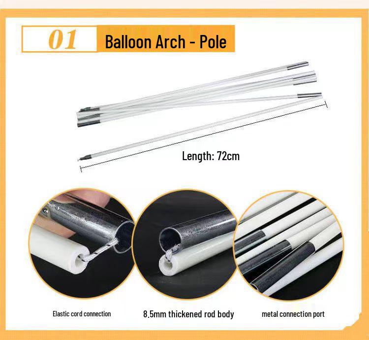 Fiber Rod Balloon Arch Stand for Weddings and Celebrations
