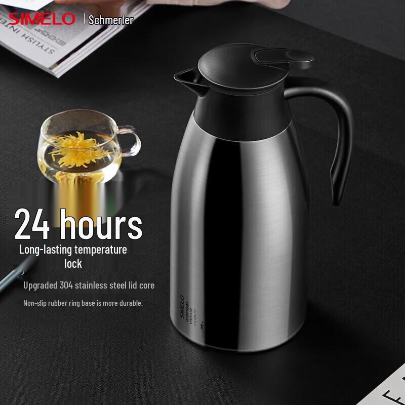 SIMELO 2L 304 Stainless Steel Vacuum Flask