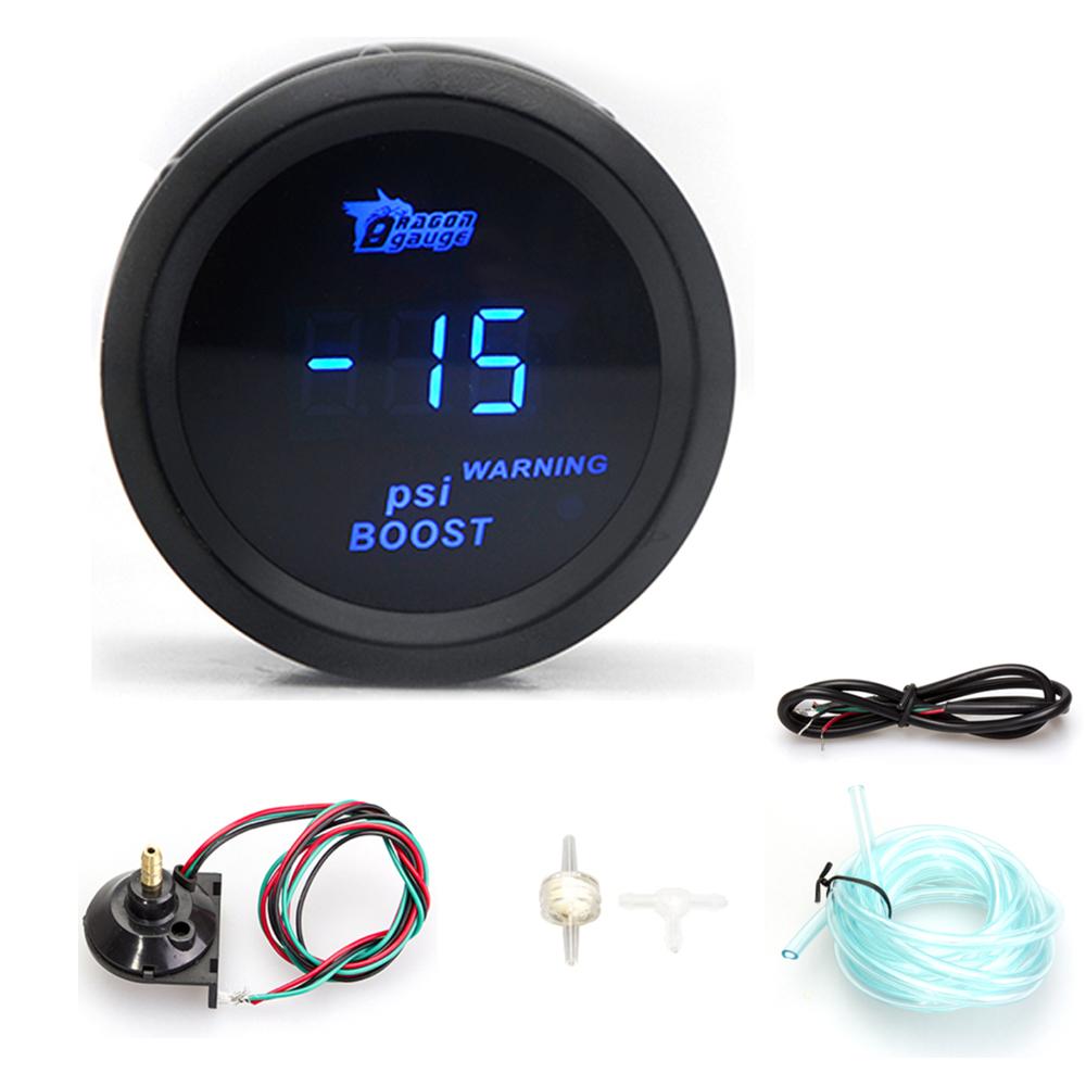 2" 52mm Digitaler Turbo-Ladedruckmesser PSI BAR Wassertemperatur Öltemperatur Öldruckmesser Drehzahlmesser RPM Messgerät Voltmeter EGT ARF Messgerät für Auto