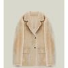 Fu Zhien Friends Collection Prada Style Merino Shearling Coat