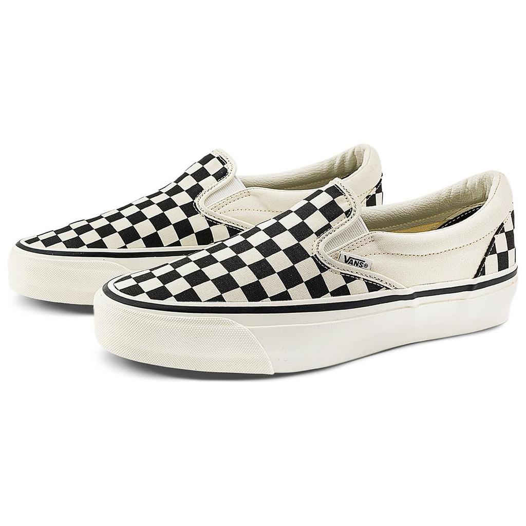 Vans Slip-On Reissue 98 Comfortable Versatile Low-Top Skate Shoes Unisex Sneakers Black White VN000CTCKIG