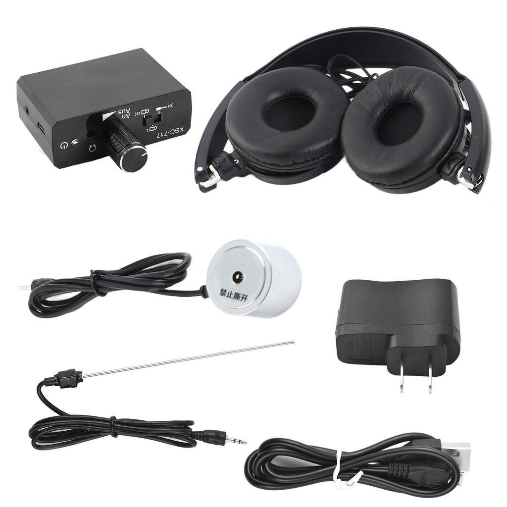 Cordless Water Leak Detectors for Home Construction Water Leakage Sensor with Headphone Underground Water Pipe Leakage