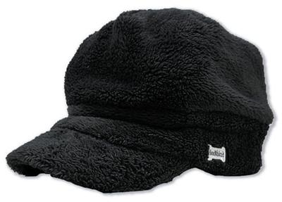 Boa Relax Cap Fluffy Warm Cold Protection Stylish Free 80 [Health Knit] (JP, Alphabet, Size, Black)