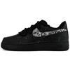 Nike Air Force 1 Coverage Slip Resistant Cushioning Low top Skateboard Shoes Men's Black CW2288-001(Team45-)