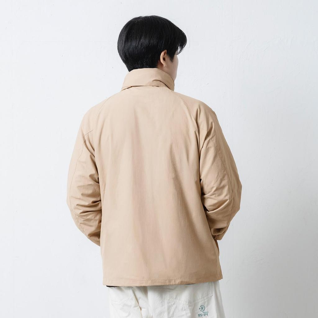 Ametohare Mountain Parka Stand Jacket Dark AH-1010 Water-Repellent (JP, Alphabet, Small, Beige)