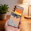 Skiing Snow Snowboard Ski Phone Case For Samsung S25,S24,S21,S22,S23,S30,Ultra,S20,Plus,Fe,Lite,5G Black Cover