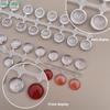 Polka Dot Color Card Nail Display Board,Pea Bean Swatch Salon Nail Showing Shelf With Stickers