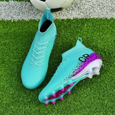 33-45 Children/ Teenagers Large Size High Long Nail Football Training Sneakers Men's and Women's Football Shoes