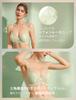 Large Lace Floral Large Size Arctic F80 [DOBREVA] Bra, Size, Lace, See-through, Bra, Lace, Underwire, Padded, Bra, Blue,