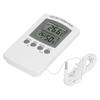 LCD Temperature and Humidity Monitor WallMountable Wired Flower Planting Hygrometer for Home