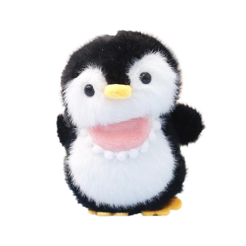 Figurine Bellyband Penguin Bag Animal Ornament Keychain Plush Gift Cotton Pp