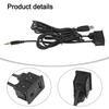 12V Voltage Compatibility Car AUX USB Adapter Dash Mount USB Socket