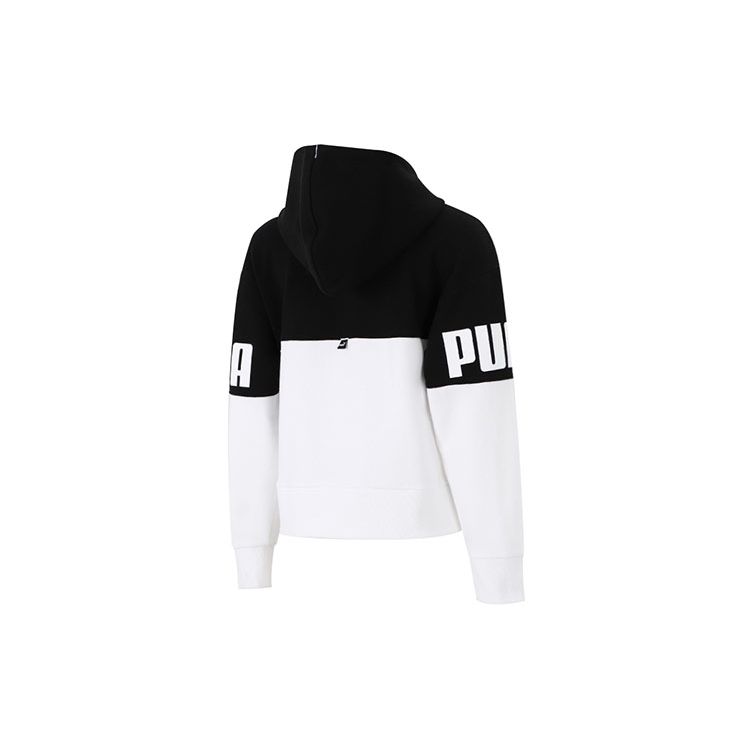 Puma Hanorac Power Colorblock cu șnur Femei Topuri Negru 670957-01