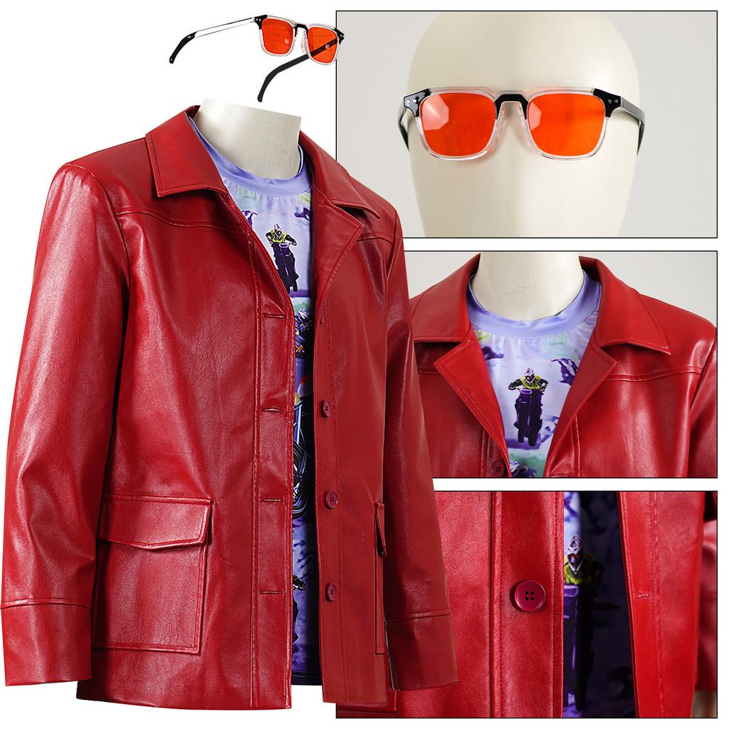 Fight Club Knight Leather Jacket Costume For Cosplay And Halloween Events