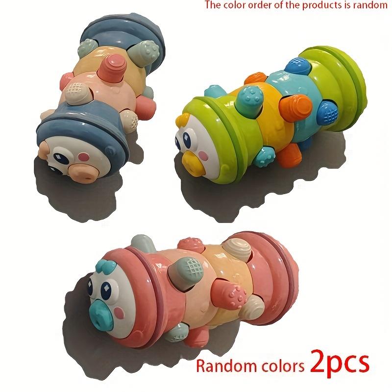 

2 шт. Мультяшные милые катающиеся игрушки Золушка, Нажми и дразнилка, Развивающие пальчиковые игрушки, Тренировка хватания и ползания, Игрушки для малышей 2pcs