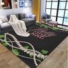 Alpha Kappa Alpha Pattern Rug, Indoor/Outdoor Mat, for Picnic, Gameroom, Bedroom, Office, Living Room, Home Decor Carpet, Birthday Gift