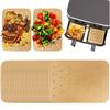 Durable Rectangular Oil Paper Liner For Air Fryer Heat Resistant And Non-stick