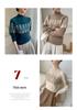 Autumn/Winter Women's Cashmere Knit Color Block Half High Neck Base Layer - Fashionable, Versatile, and Comfortable.