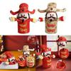 God of Wealth Candy Box for Spring Festival Lucky God Candy Box for Cookie Candy Festive Desk Candy Organizers Box