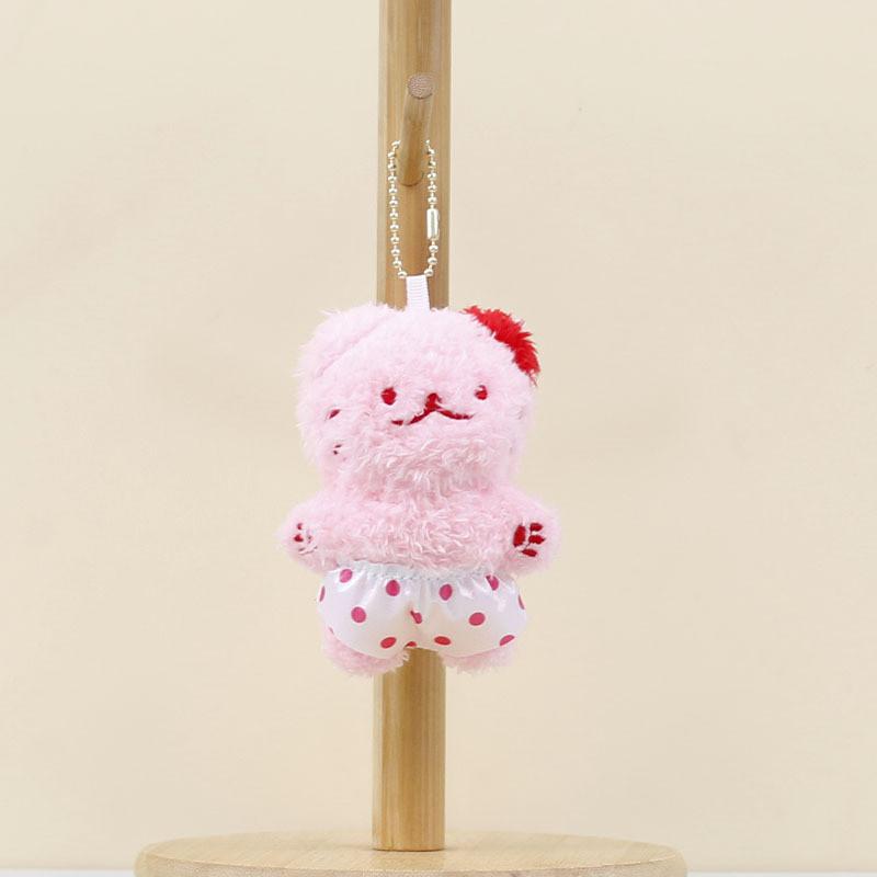 Toy Plush Dog Keychain Stuffed Animal With Soft Short Plush And Pp Fill Cotton