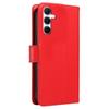 For Samsung Galaxy A25 5G (Global) (161.0 X 76.5 X 8.3mm) Case RFID Blocking PU Leather Wallet Flip Phone Cover with Wrist Strap