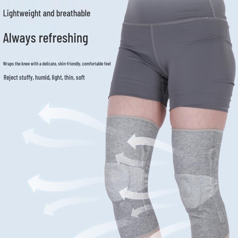 Elastic Knee Pads for Sports: Anti-slip, Patella Compression, Leg Warmth, Protective Gear for Basketball, Running, and Mountaineering