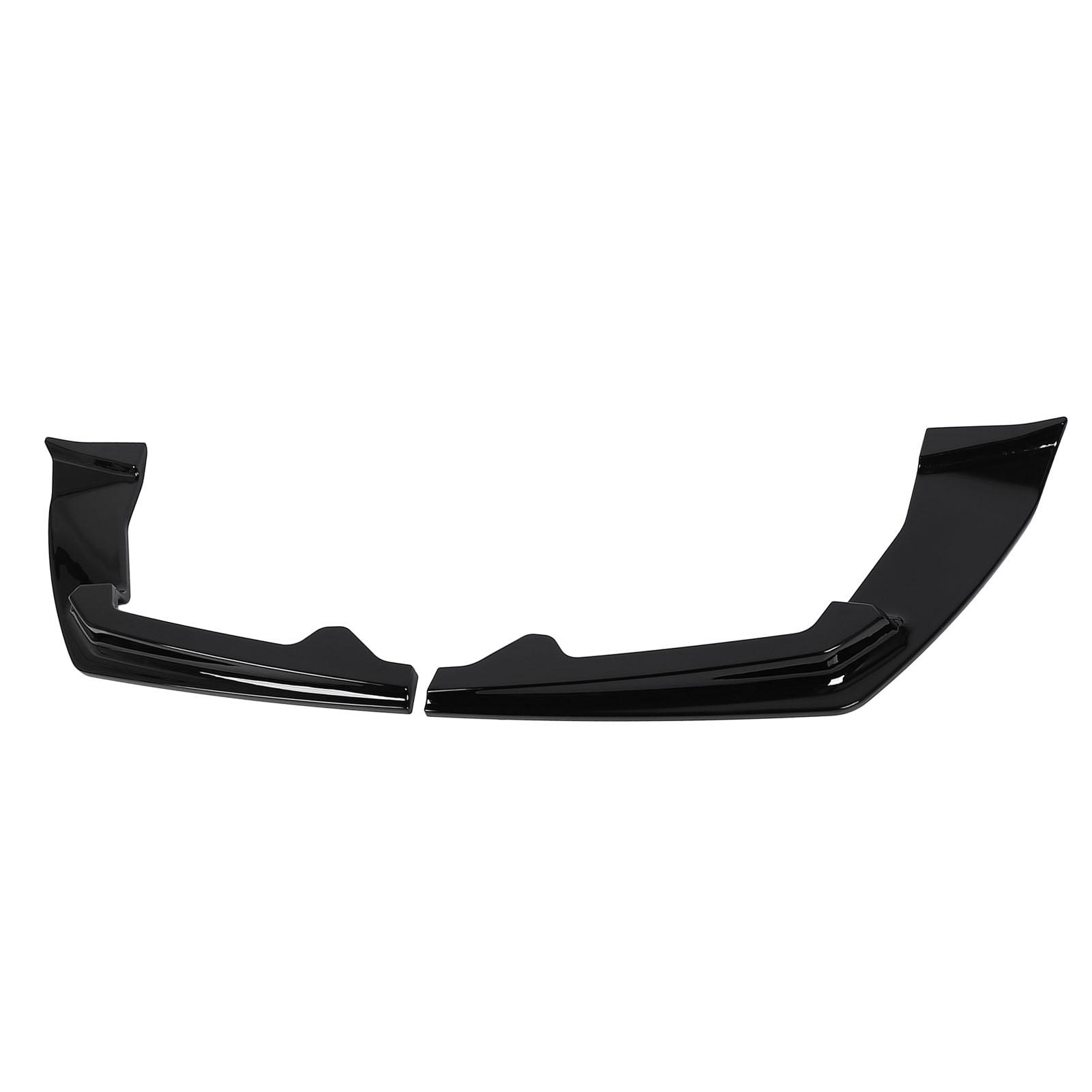 

2шт задний бампер сплиттер глянцевый черный улучшает внешний вид спортивный дизайн для 5 серии G30 G31 M