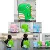 Cute And Stylish 3d Dinosaur Kids Backpack With Breathable Oxford Fabric Design