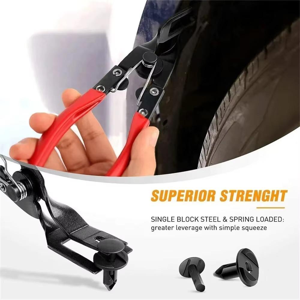 

Dash Panel Trim Clip Removal Pliers Moulding Upholstery Remover Tool High Quality Trim Clip червоний