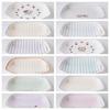 Anti Spill Pet Feeding Mat Cartoon Half Surround Design Pet Food Feeding Pad Anti Slip Waterproof Cat Bowl Mat Pet Eating