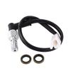 Atyhao Single Hydraulic Brake Switch Motorcycle Hydraulic Brake Switch Banjo Bolt Pressure Switch Curved