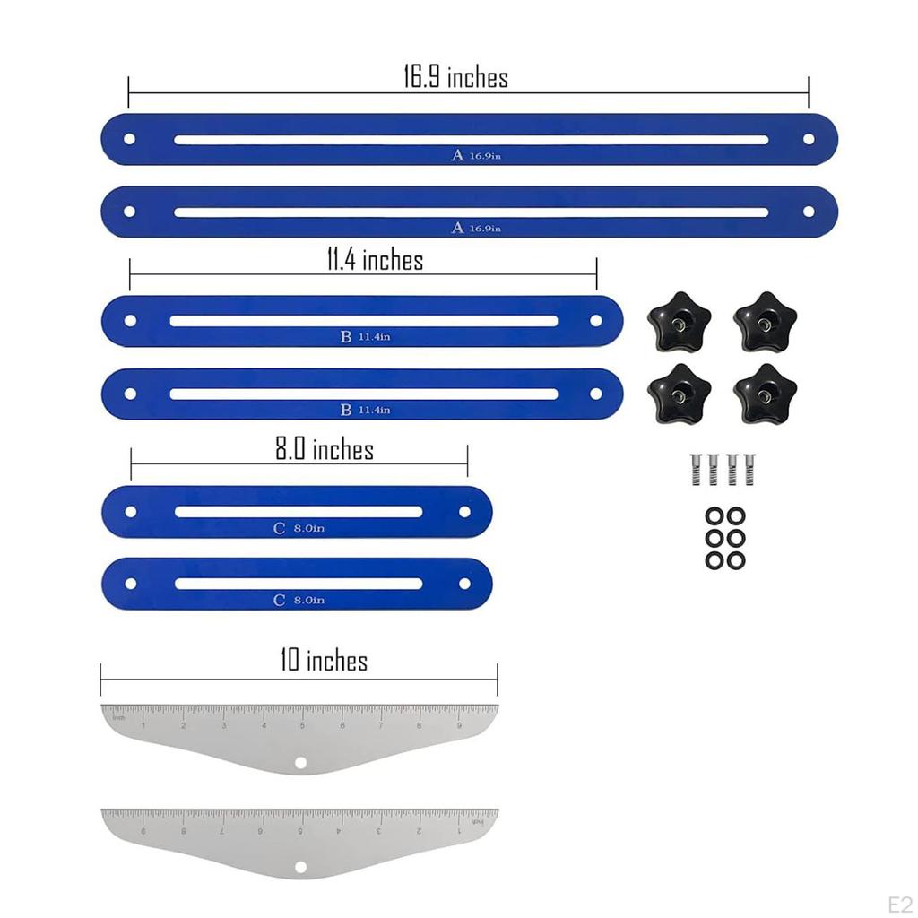 Stair Tread Template Tool Measuring Tool,Metal Layout Tool,Easily Operate Flexible Jig