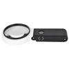 Magnifying Glass With Light And Stand 10x 25x Foldable Magnifier Usb Handheld And Standing Illuminated Magnifier Reading